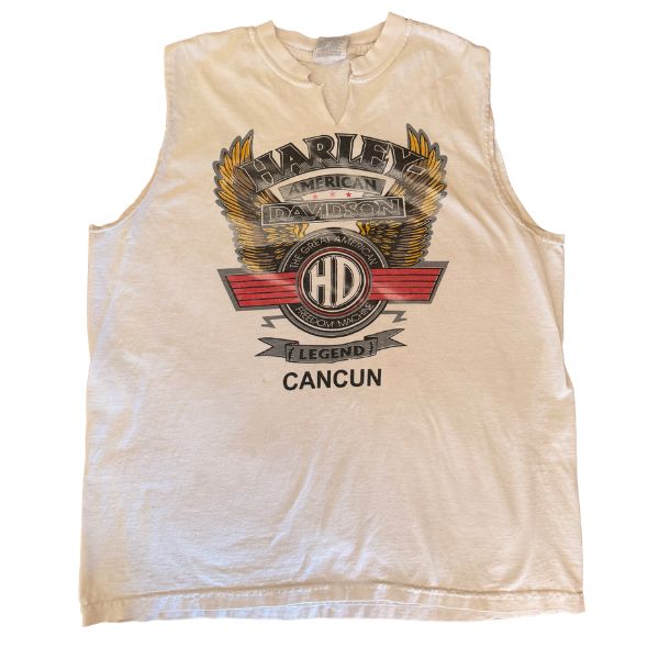 Vintage Harley cut-off Tee