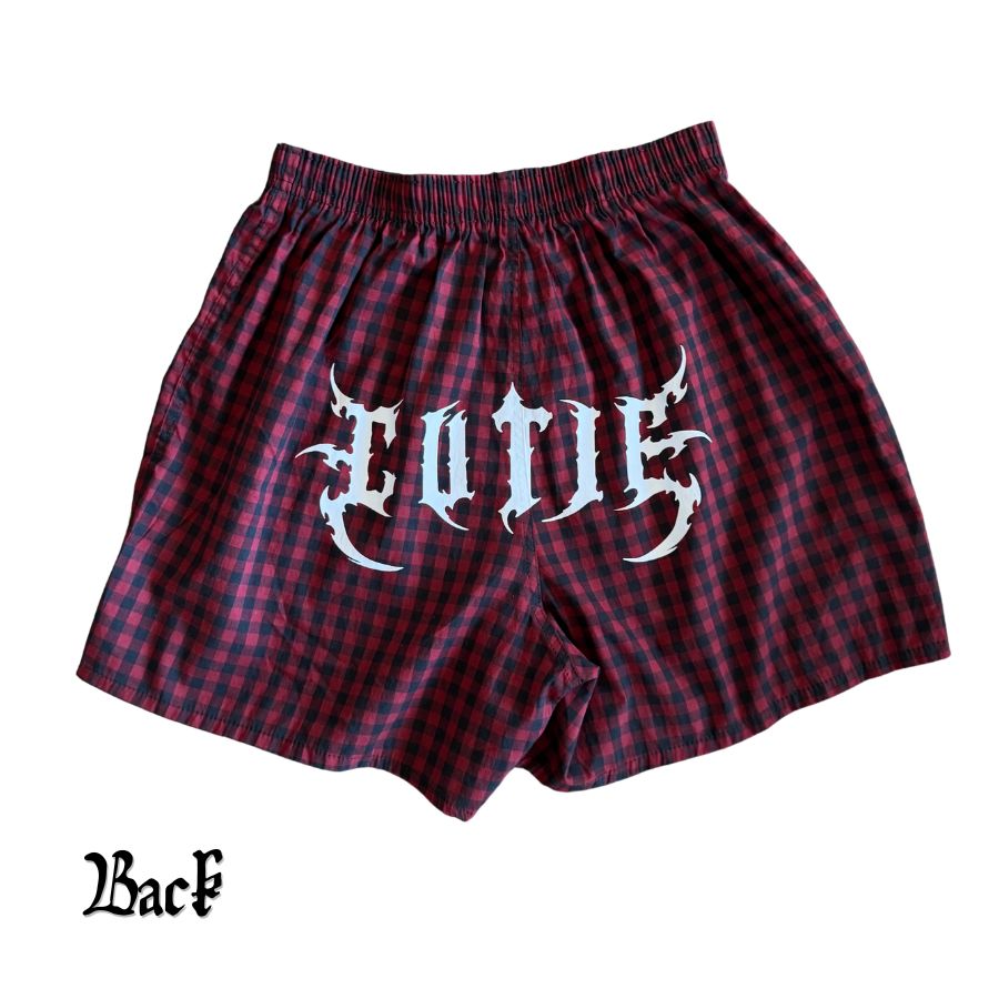Red Checkered Cutie Boxers